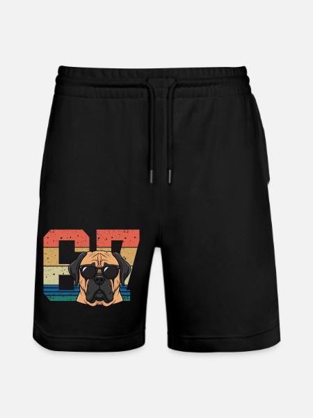 Pride Pup Sunglasses 67 Meme - Stanley/Stella Unisex Bio Joggingshorts Trainer  - Schwarz