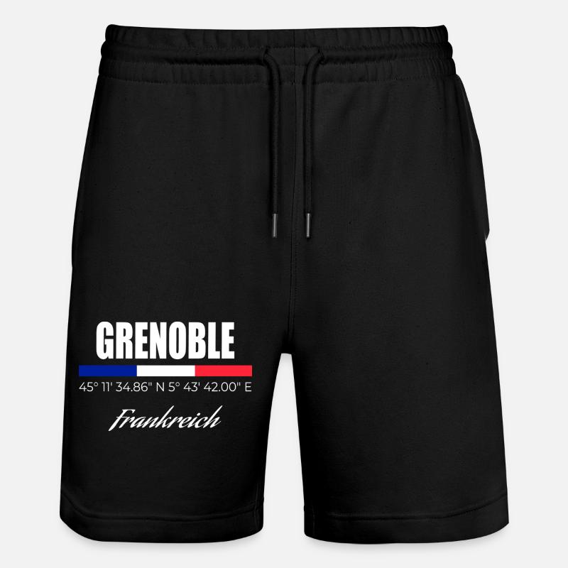 Grenoble - Short de jogging bio TRAINER Stanley/Stella unisexe - noir