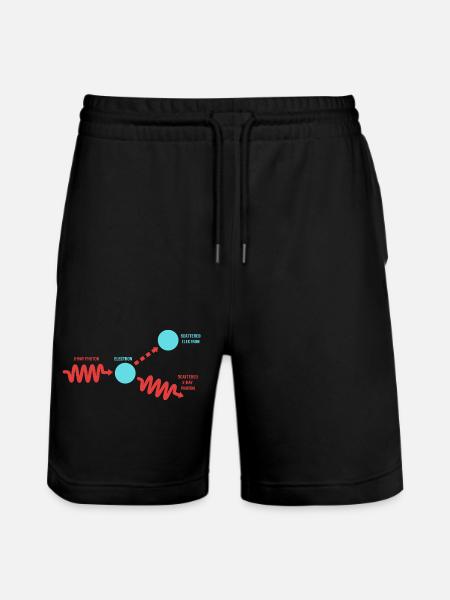 Quantenphysik Quantenmechanik Quantensprung - Stanley/Stella Unisex Bio Joggingshorts Trainer  - Schwarz