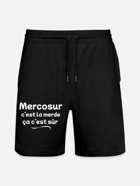 Mercosur, farmer, cattle breeder - Stanley/Stella Trainer Unisex Organic Jogging Shorts - black