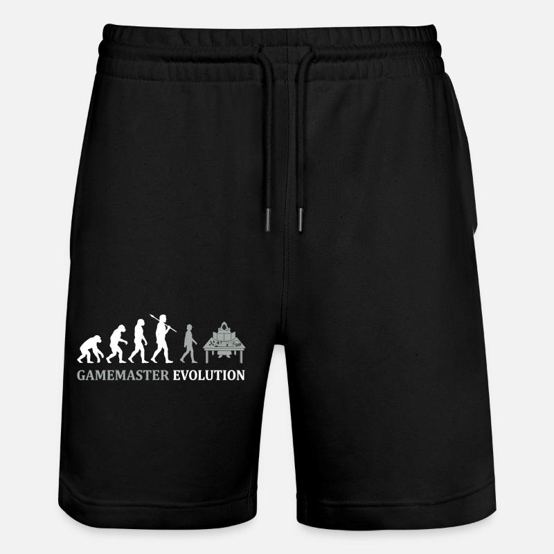 Gamemaster Evolution – Tabletop RPG Design - Stanley/Stella Unisex Bio Joggingshorts Trainer  - Schwarz