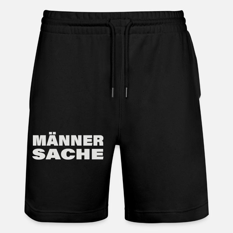 Entreprise pour hommes - Short de jogging bio TRAINER Stanley/Stella unisexe - noir