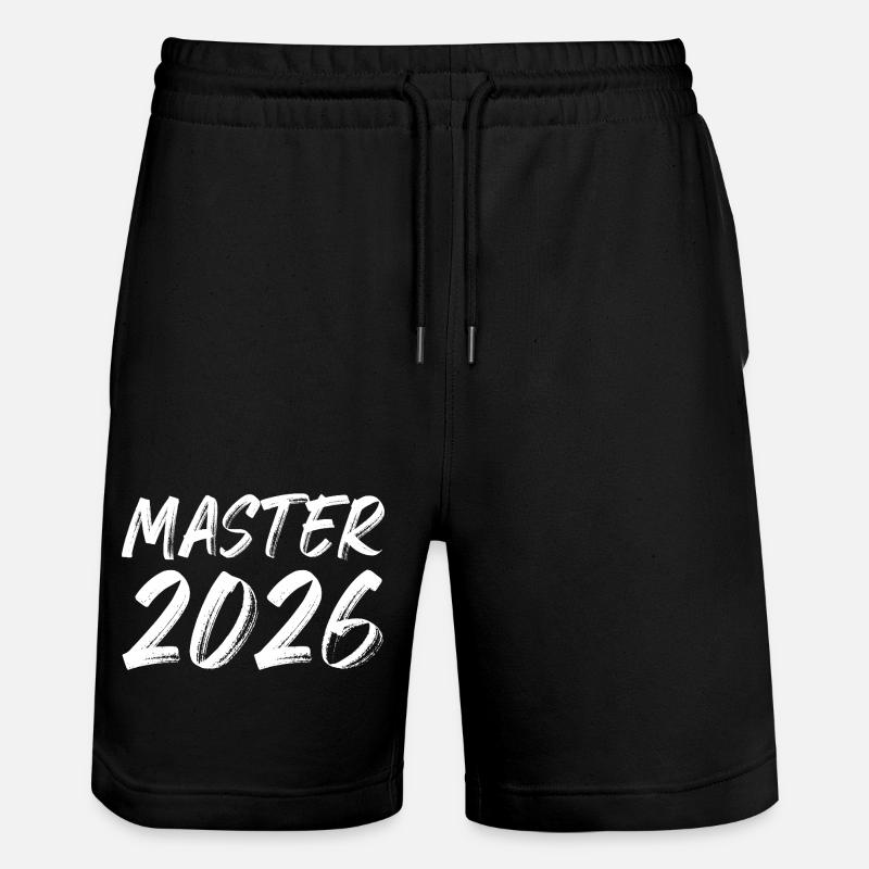 Master 2026 - Short de jogging bio TRAINER Stanley/Stella unisexe - noir