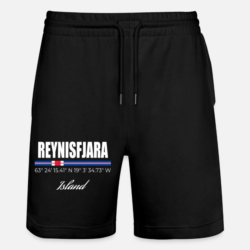 Reynisfjara - Short de jogging bio TRAINER Stanley/Stella unisexe - noir