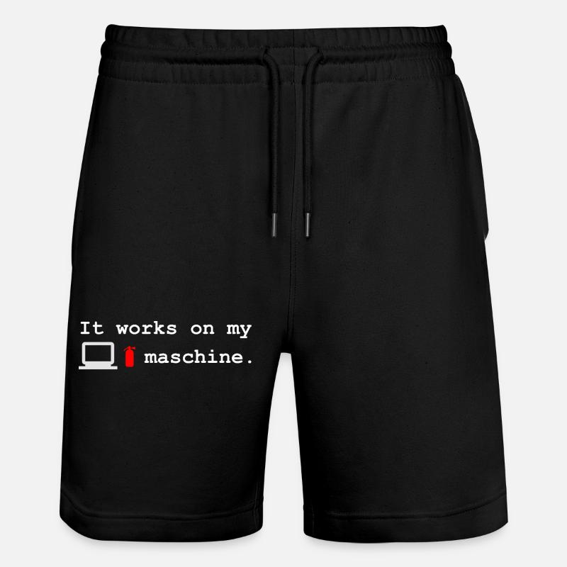 Ça marche sur ma chemise machine - Short de jogging bio TRAINER Stanley/Stella unisexe - noir