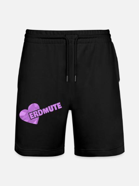 Gift for Erdmute - Stanley/Stella Trainer Unisex Organic Jogging Shorts - black