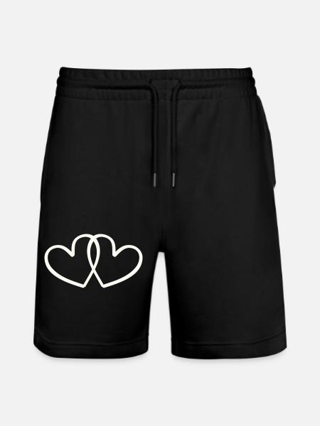 Cœur - Short de jogging bio TRAINER Stanley/Stella unisexe - noir