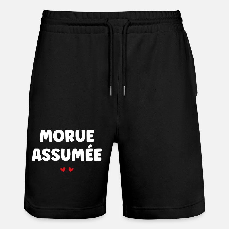 Cod nahm an - Stanley/Stella Unisex Bio Joggingshorts Trainer  - Schwarz