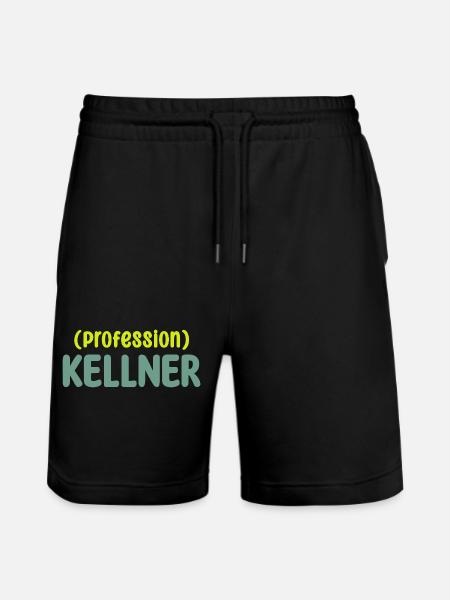 Waiter - Stanley/Stella Trainer Unisex Organic Jogging Shorts - black