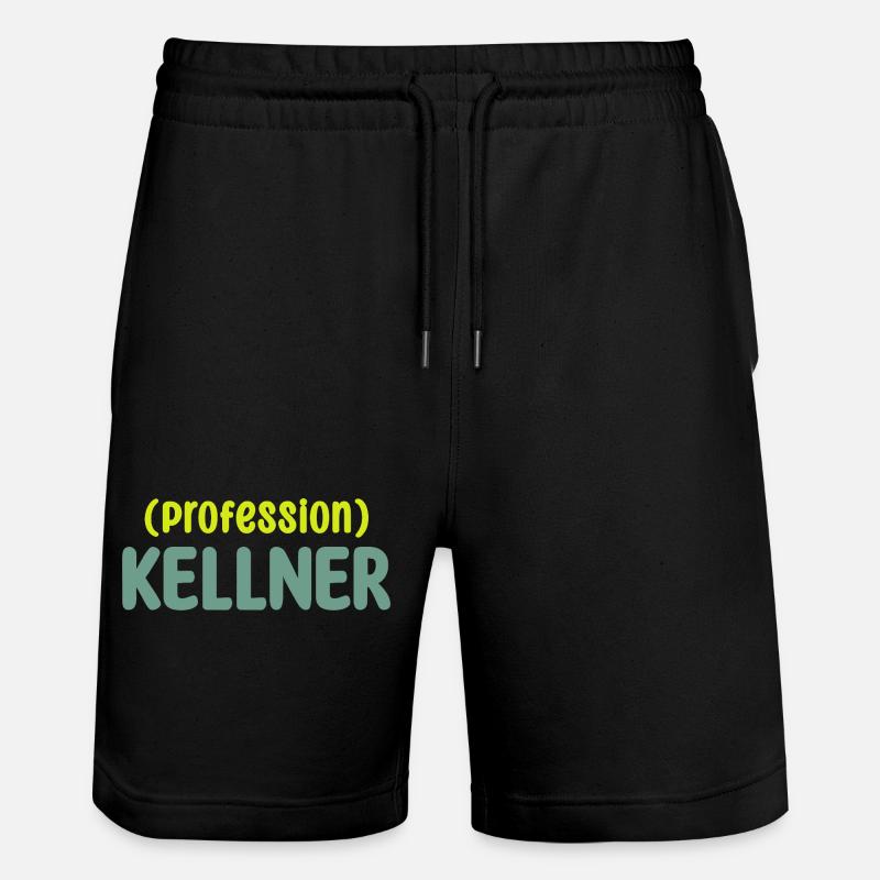 kellner - Stanley/Stella Unisex Bio Joggingshorts Trainer  - Schwarz