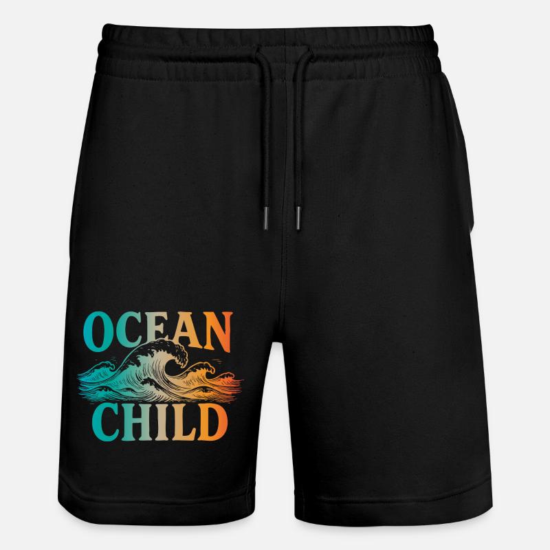 Enfant de l’océan - Short de jogging bio TRAINER Stanley/Stella unisexe - noir