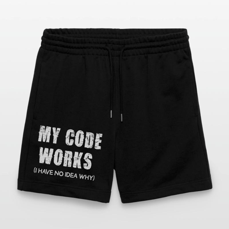 My Code Works I Have No Idea Why Stanley/Stella Trainer Unisex Organic Jogging Shorts