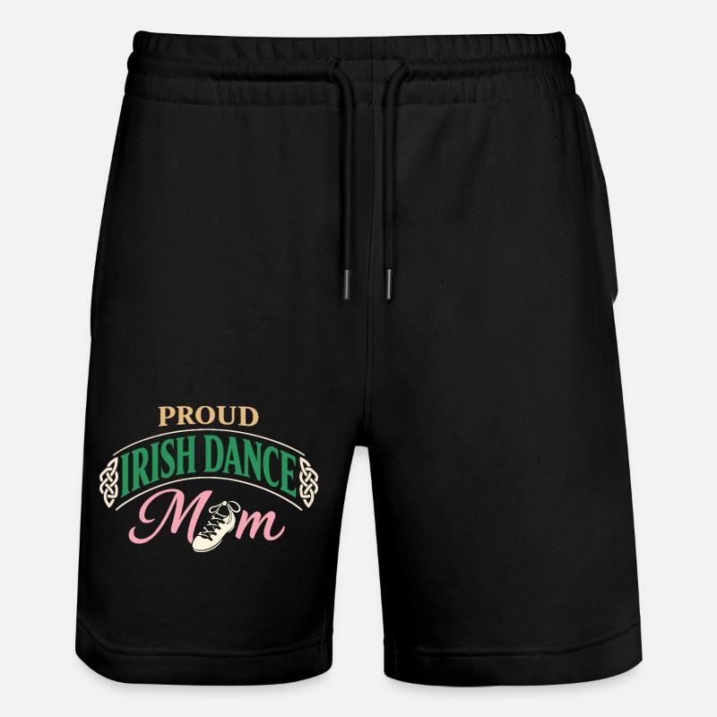 Irischer Tanz Step-dancing Celtic Fan - Stanley/Stella Unisex Bio Joggingshorts Trainer  - Schwarz