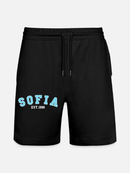 Sofia Est. 1996 - Stanley/Stella Trainer Unisex Organic Jogging Shorts - black