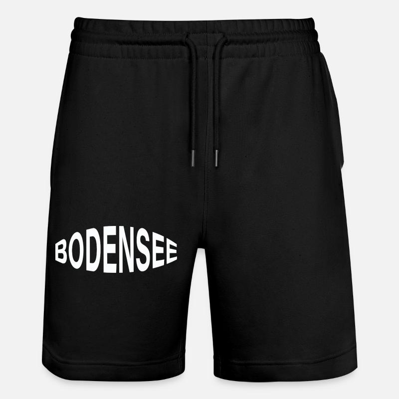 BODENSEE - Stanley/Stella Unisex Bio Joggingshorts Trainer  - Schwarz