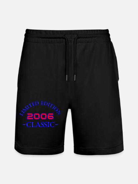 2006 Classic Limited Edition - Stanley/Stella Trainer Unisex Organic Jogging Shorts - black