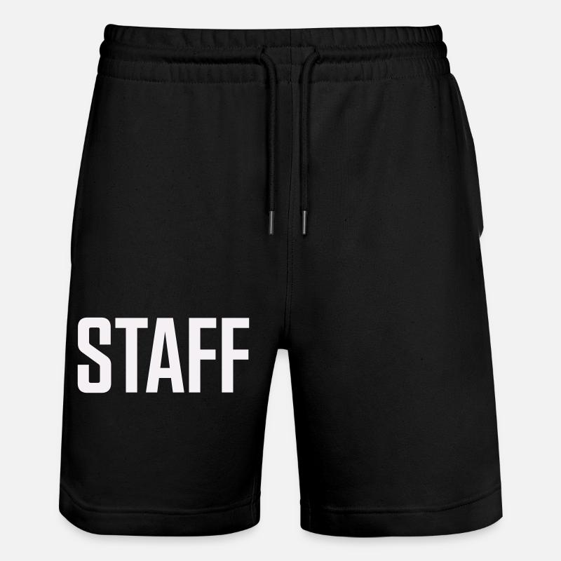 Staff - Stanley/Stella Unisex Bio Joggingshorts Trainer  - Schwarz