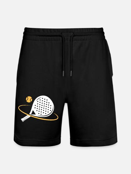 I can't I have padel - Stanley/Stella Trainer Unisex Organic Jogging Shorts - black