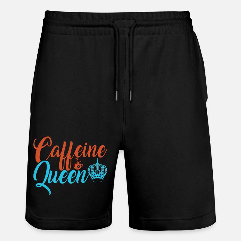 La reine caféinée du café - Short de jogging bio TRAINER Stanley/Stella unisexe - noir