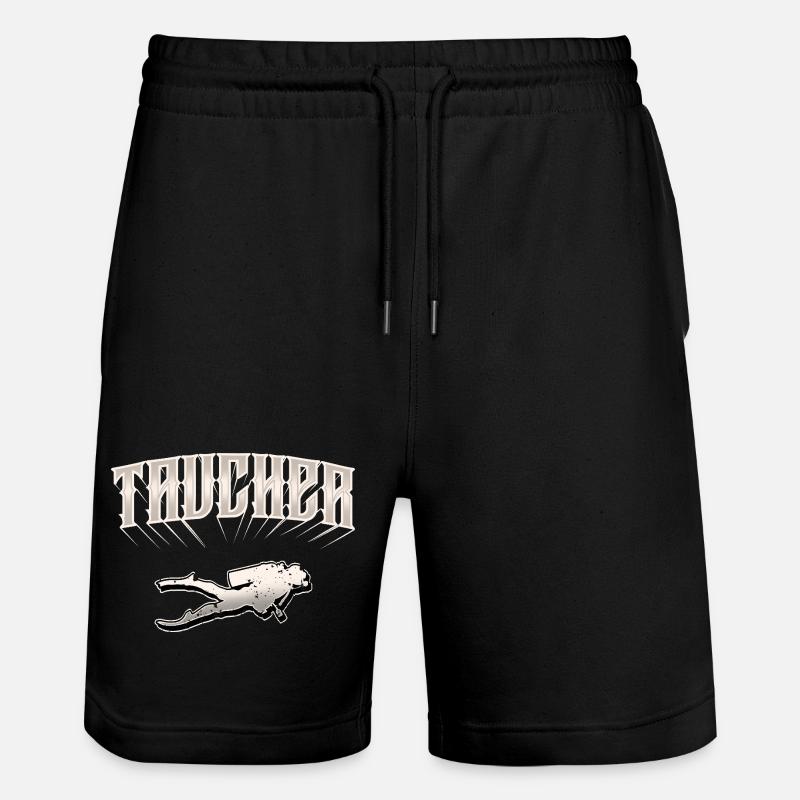 Plongeurs - Short de jogging bio TRAINER Stanley/Stella unisexe - noir