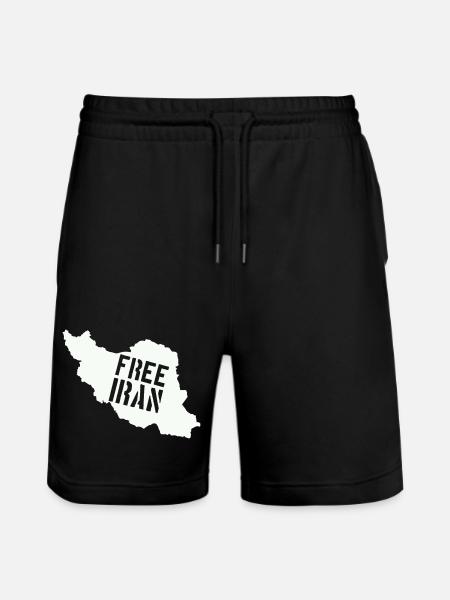 Iran Liberté Iran Libérer l’Iran - Short de jogging bio TRAINER Stanley/Stella unisexe - noir