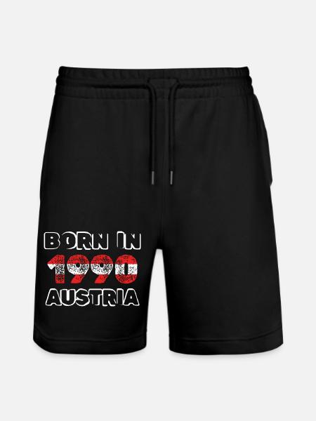 1990 - Stanley/Stella Trainer Unisex Organic Jogging Shorts - black