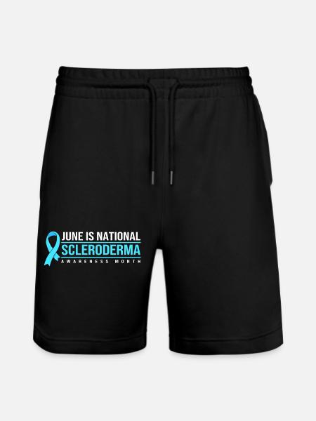 Scleroderma - Stanley/Stella Trainer Unisex Organic Jogging Shorts - black