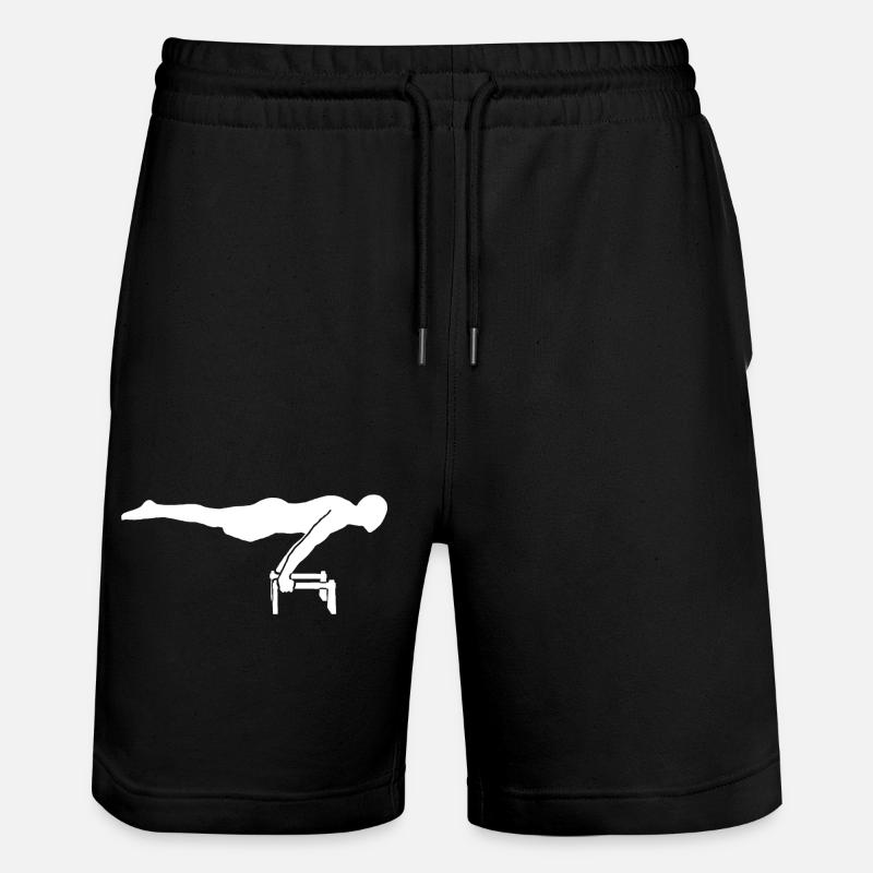 Planche - Stanley/Stella Unisex Bio Joggingshorts Trainer  - Schwarz