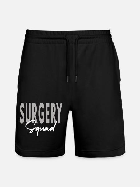 Surgery Squad - Medical Team & Nursing Graduation - Stanley/Stella Trainer Unisex Organic Jogging Shorts - black