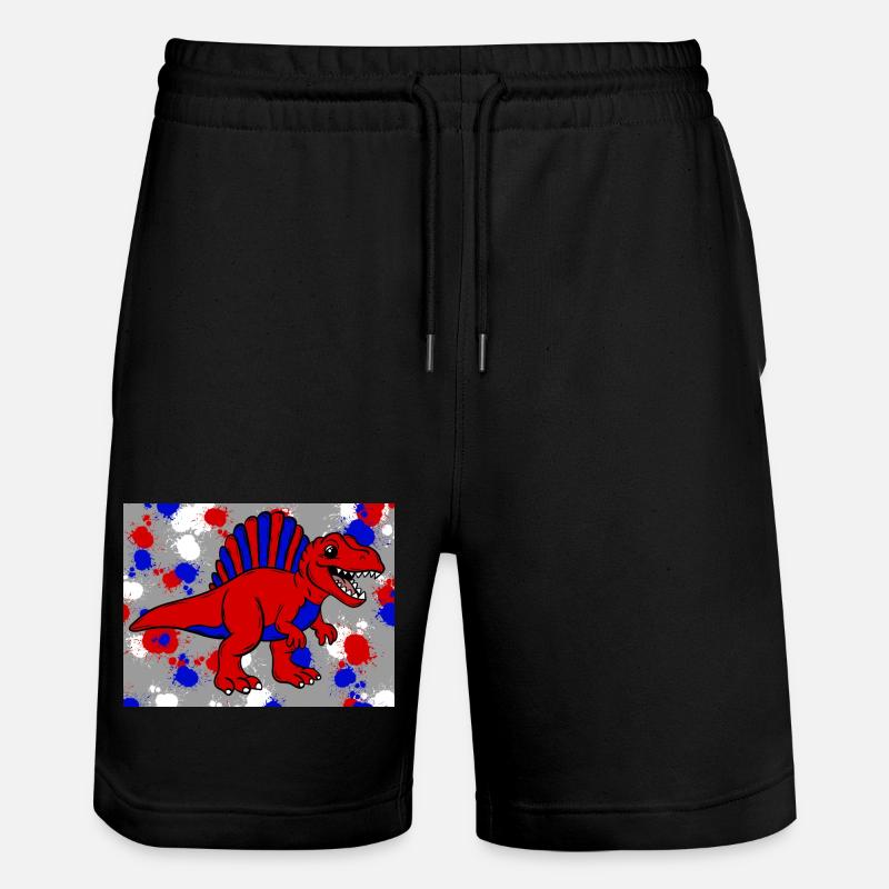Spinosaurus dino - Short de jogging bio TRAINER Stanley/Stella unisexe - noir