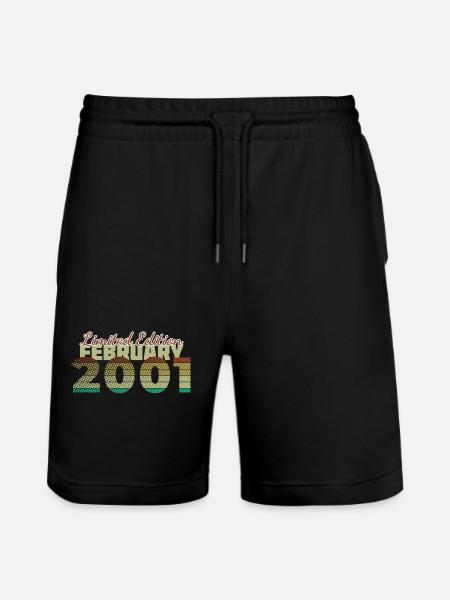 25th Anniversary Limited Edition (SCR) 02/2001 - Stanley/Stella Trainer Unisex Organic Jogging Shorts - black