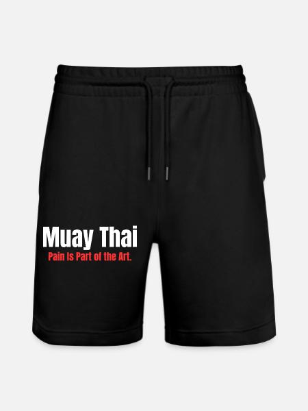 Eight Limbs. One Mind. | Muay Thai - Short de jogging bio TRAINER Stanley/Stella unisexe - noir