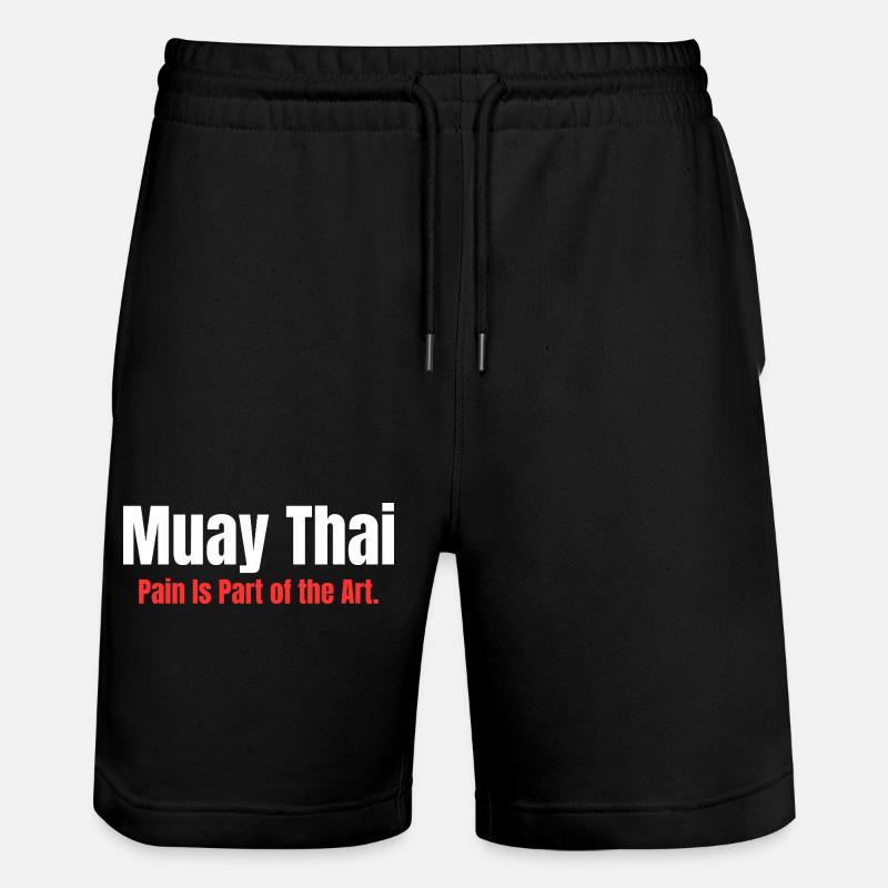 Eight Limbs. One Mind. | Muay Thai - Short de jogging bio TRAINER Stanley/Stella unisexe - noir