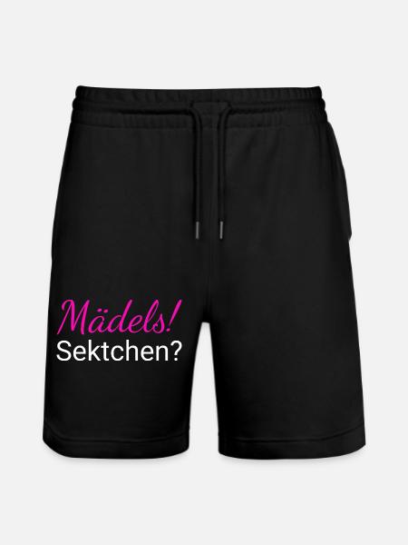 Mädels Sektchen Sekt Sektparty - Stanley/Stella Trainer Unisex Organic Jogging Shorts - black