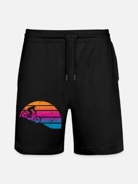 Hrvatska Fussball - Stanley/Stella Unisex Bio Joggingshorts Trainer  - Schwarz