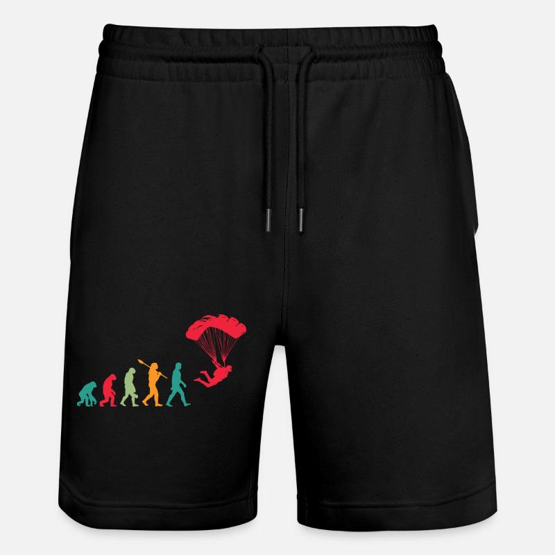 Parachutiste Evolution Parachutiste - Short de jogging bio TRAINER Stanley/Stella unisexe - noir