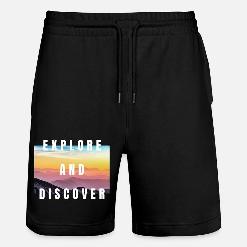 Explore And Discover - Short de jogging bio TRAINER Stanley/Stella unisexe - noir