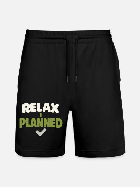 Family Provision Emergency Planner Prepper - Stanley/Stella Trainer Unisex Organic Jogging Shorts - black