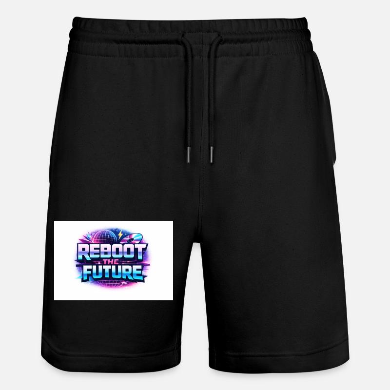 Reboot the Future Neon - Stanley/Stella Unisex Bio Joggingshorts Trainer  - Schwarz