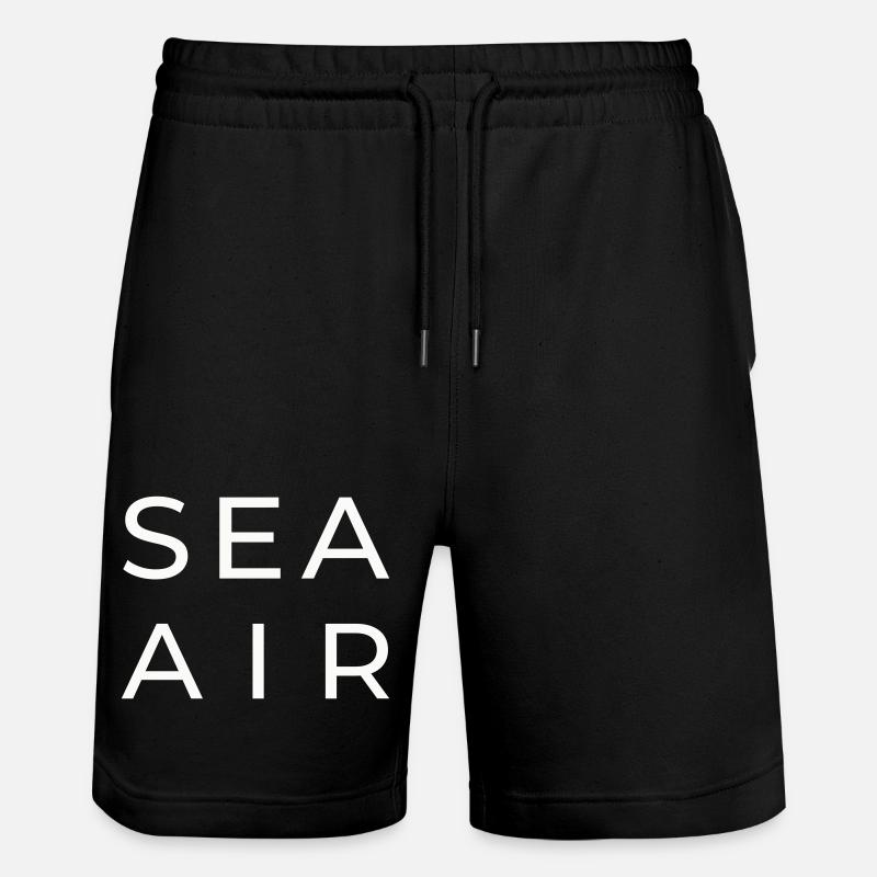 MEERLUFT - Stanley/Stella Unisex Bio Joggingshorts Trainer  - Schwarz