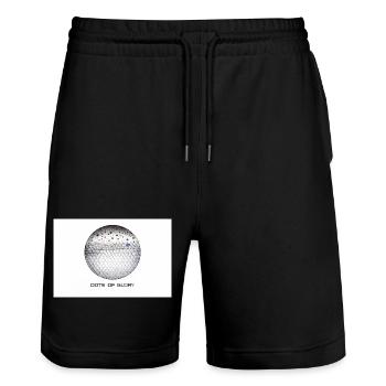 Points de Gloire - Short de jogging bio TRAINER Stanley/Stella unisexe - noir - Devant - Nik (191cm) & Marisol (170cm)
