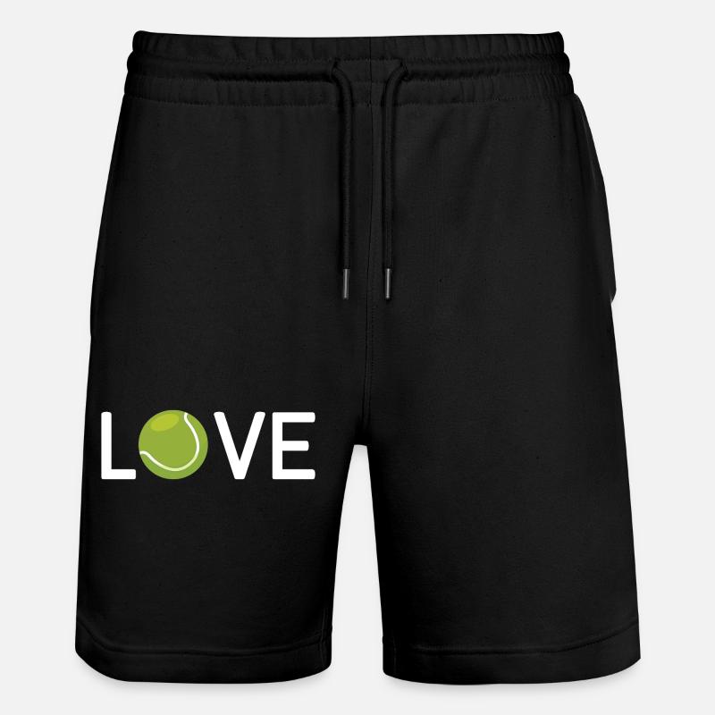 Amateur de tennis - Short de jogging bio TRAINER Stanley/Stella unisexe - noir