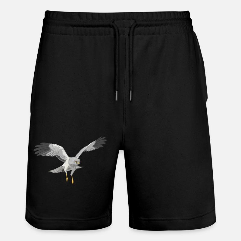Cirque Hen Harrier cyaneus - Short de jogging bio TRAINER Stanley/Stella unisexe - noir
