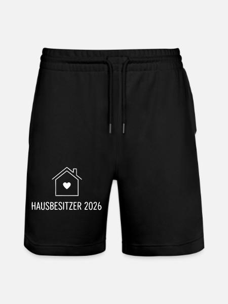 Propriétaire 2026 – Propriété - Short de jogging bio TRAINER Stanley/Stella unisexe - noir