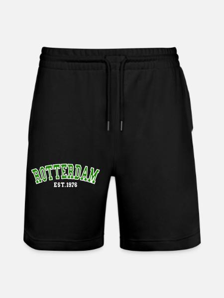 Rotterdam Est. 1976 - Stanley/Stella Trainer Unisex Organic Jogging Shorts - black
