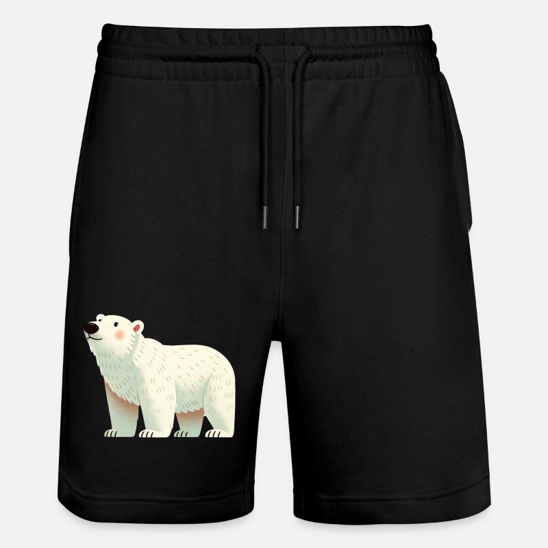 Eisbär - Stanley/Stella Unisex Bio Joggingshorts Trainer  - Schwarz