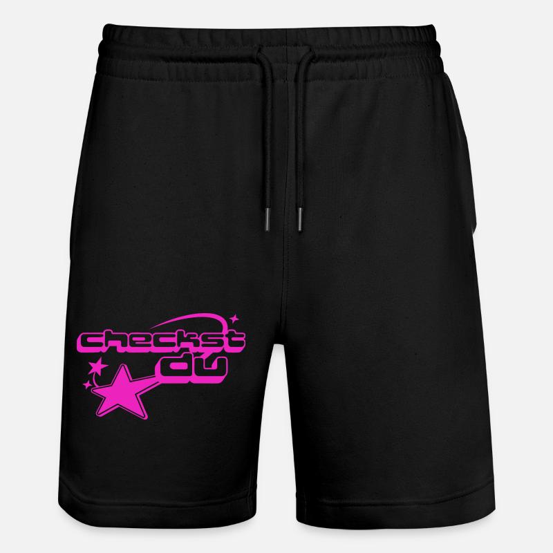Étoile de Caisse Néon - Short de jogging bio TRAINER Stanley/Stella unisexe - noir