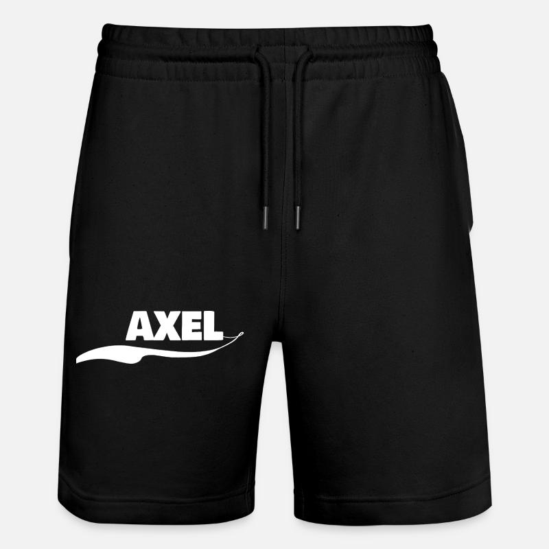 Geschenk Axel - Stanley/Stella Unisex Bio Joggingshorts Trainer  - Schwarz