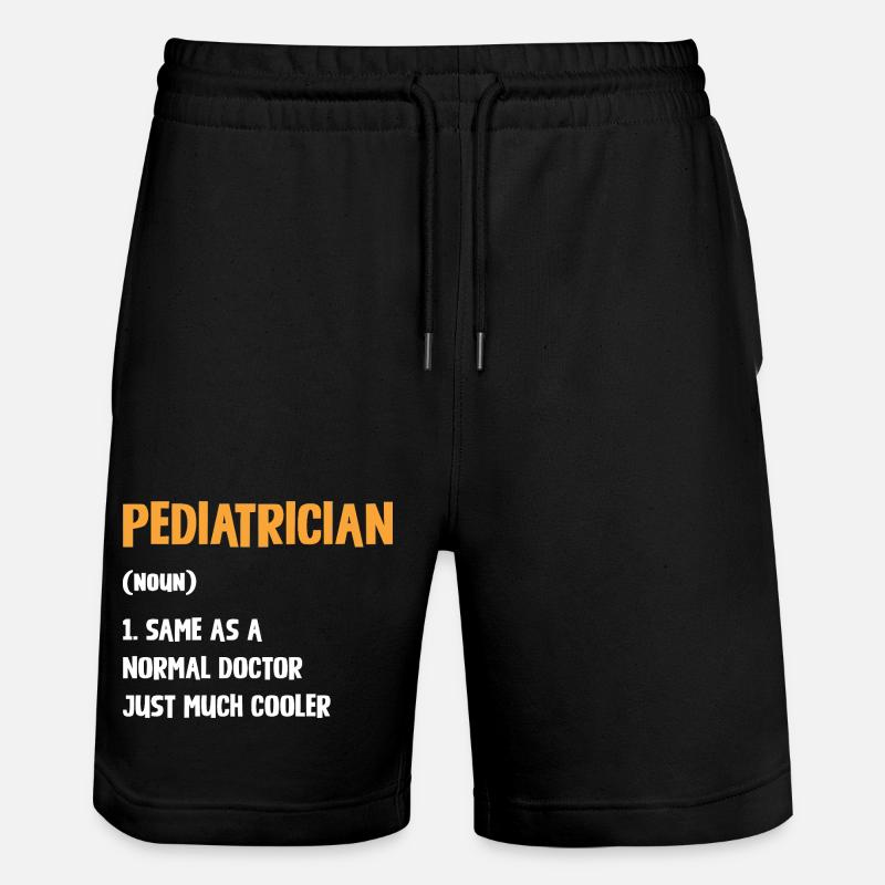 Pediatrician with extra style - Stanley/Stella Trainer Unisex Organic Jogging Shorts - black