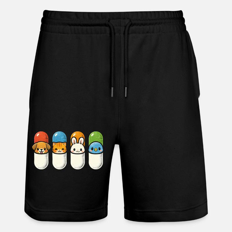 Tierarzt Tiermediziner - Stanley/Stella Unisex Bio Joggingshorts Trainer  - Schwarz